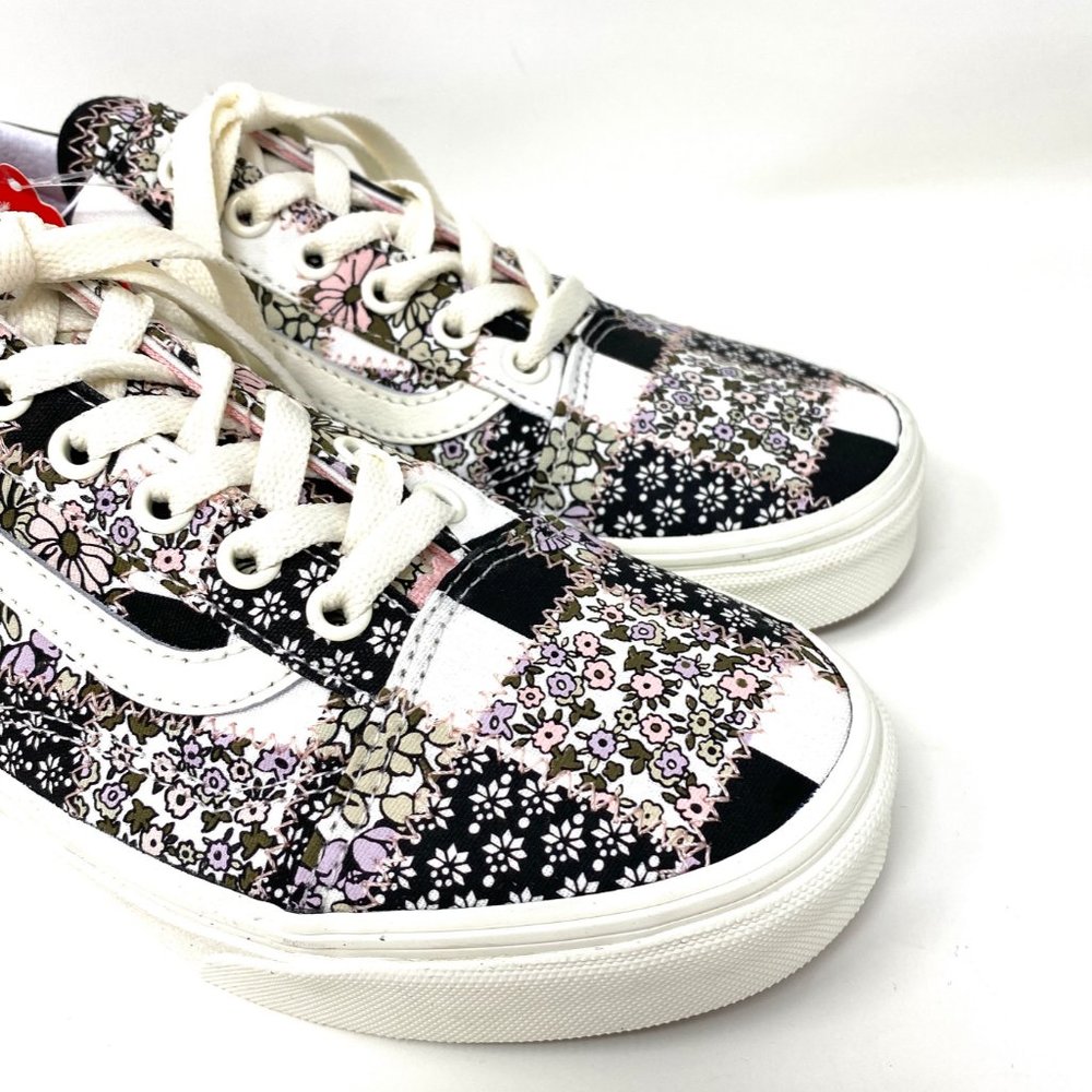VANS Shoes OLD SKOOL Men's Casual Patchwork Floral Low Top Sneakers VN0A38G19FY - Picture 2 of 10